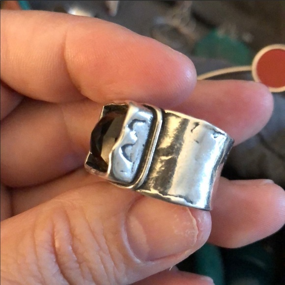 Silpada Smokey Quartz Ring - Size 7 1/2 - 8 and 6 1/2 - 7 - Picture 4 of 7